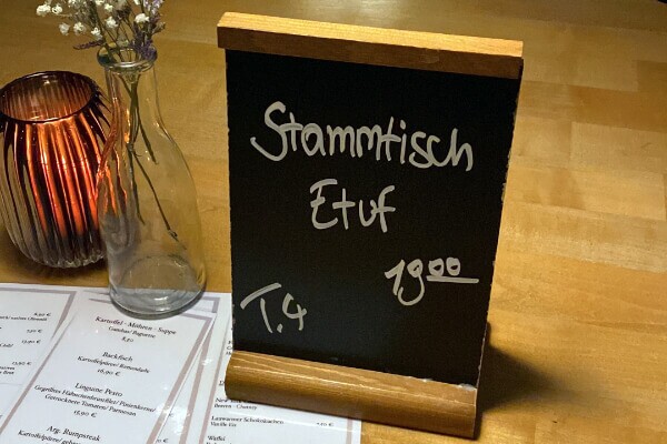 ETUF Stammtisch.