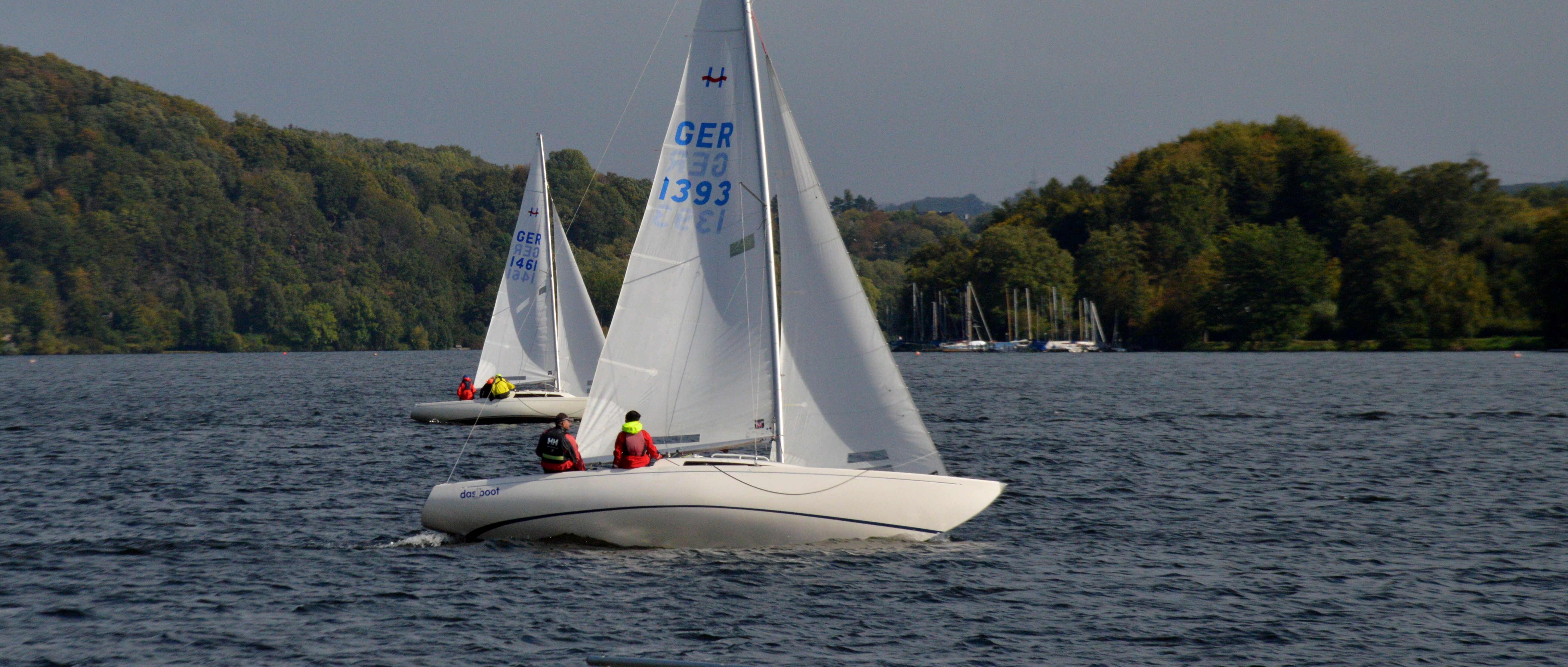 Christoph Zander und Annika Storck werden Landesmeister NRW 2019 in der H-Boot Klasse
