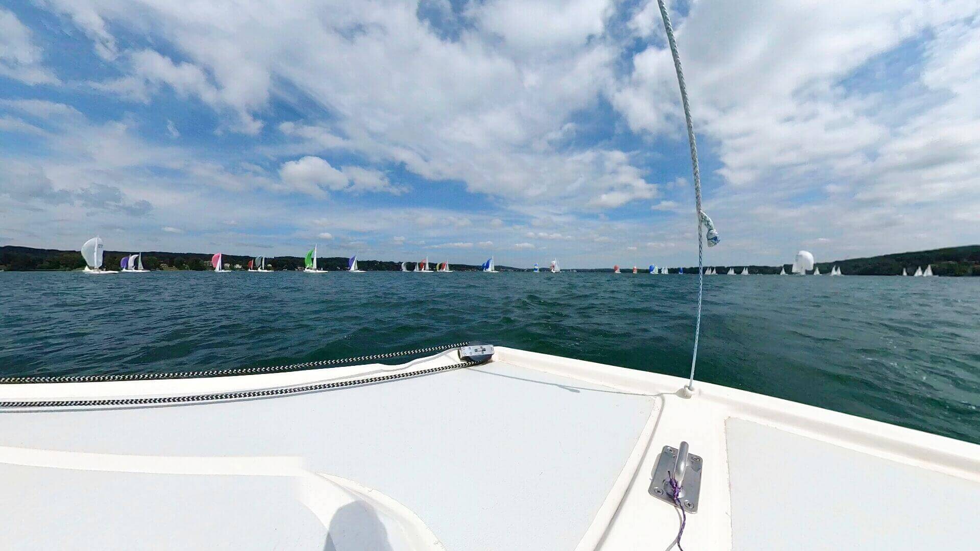 ETUF Segler beim H-Boot Sommerpokal 2022 des MYC am Starnberger See.