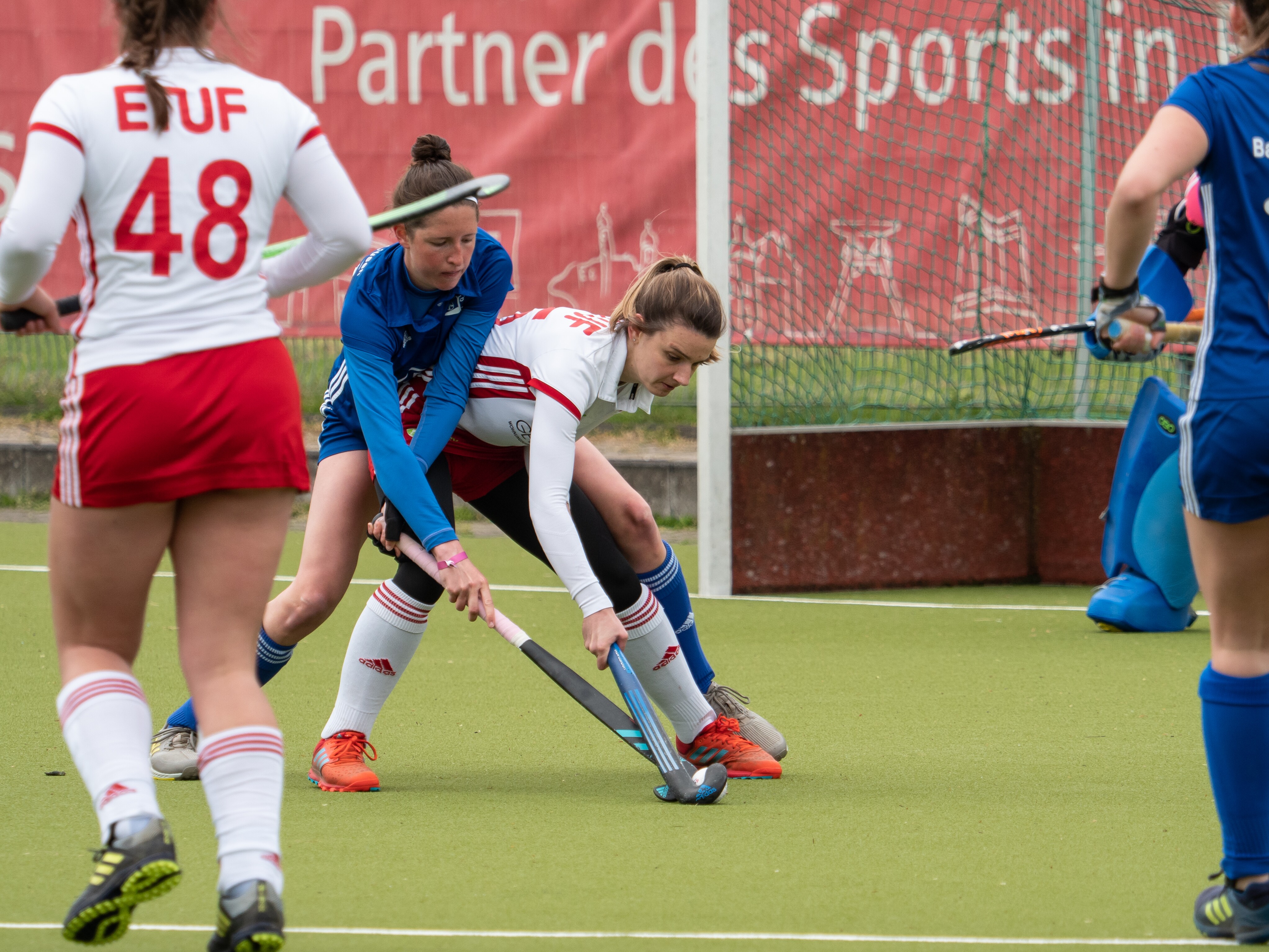 Das 1. Tor der Partie schoss Tanja Barfeld