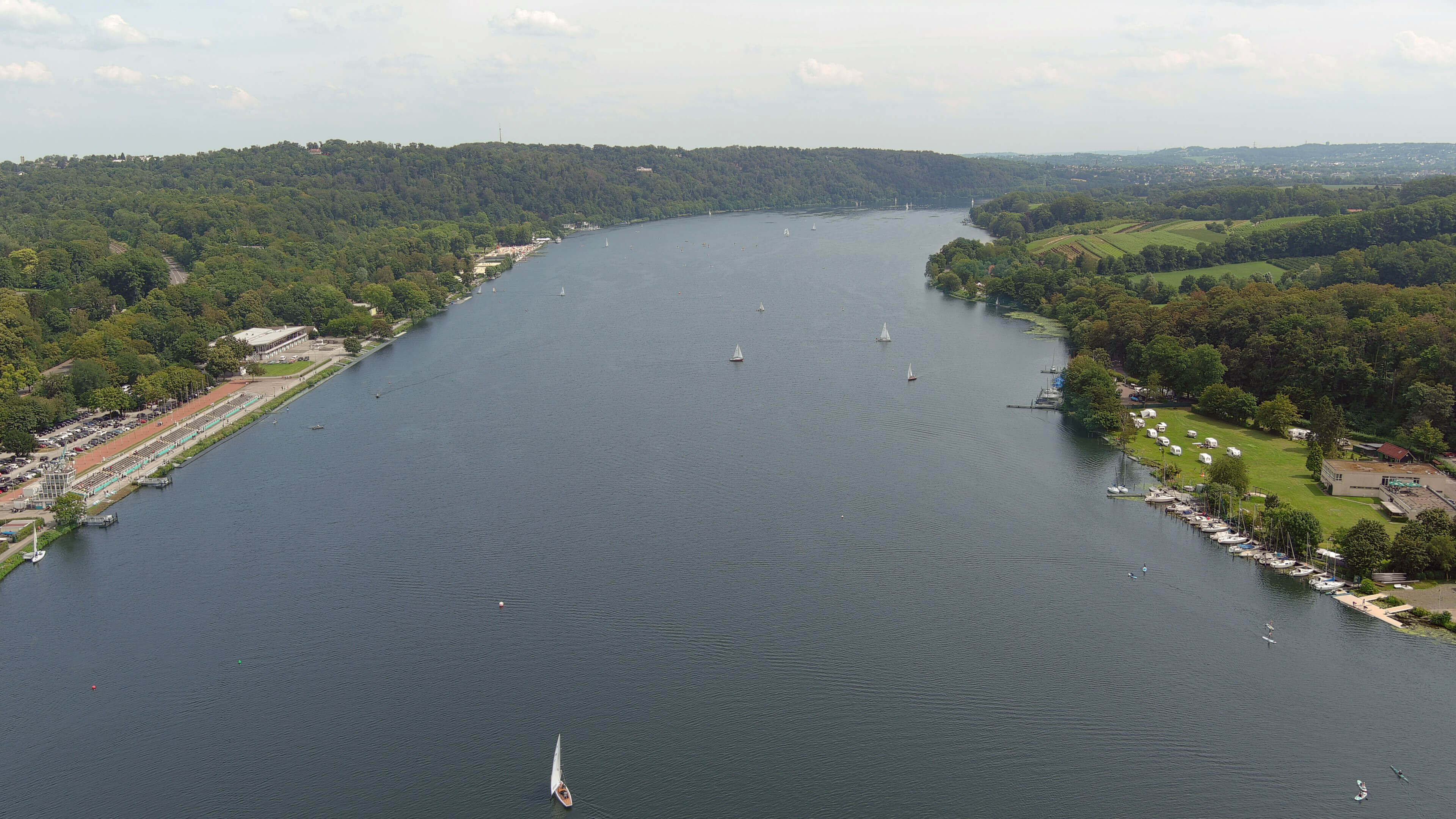 Der Baldeneysee im Juni 2020.