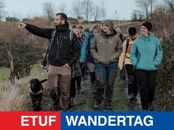 ETUF Wandertag mit dem Sportwissenschaftler Marwin Isenberg.
